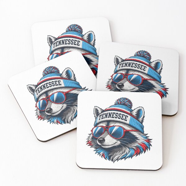 Item preview, Tennessee Raccoon Beanie Sunglasses Cool Vibe designed and sold by yahChiolam.