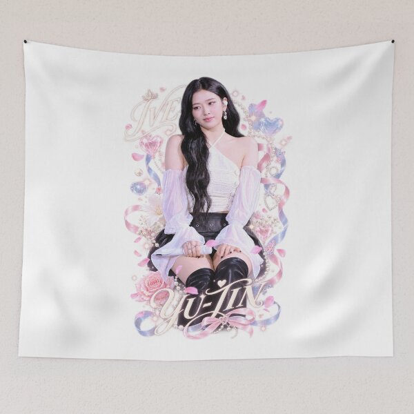 Item preview, Yujin IVE Stage Floral Bow Poster | 90s Vintage Collage designed and sold by Valereekmerch.