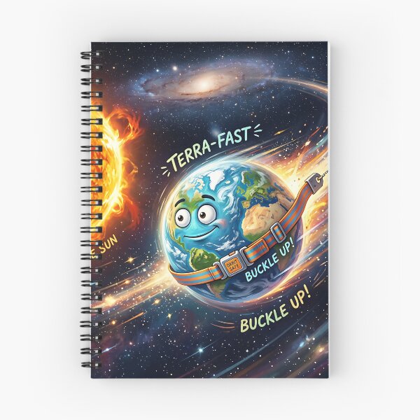 Item preview, Buckle Up Earth Orbiting The Sun Space Humor designed and sold by Michaelragheb.
