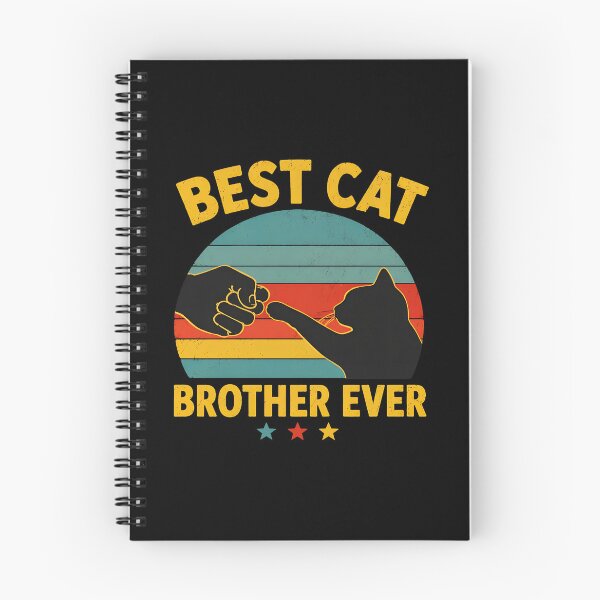 Item preview, Best Cat Brother Ever Retro Fist Bump Design designed and sold by SoyLamderma.