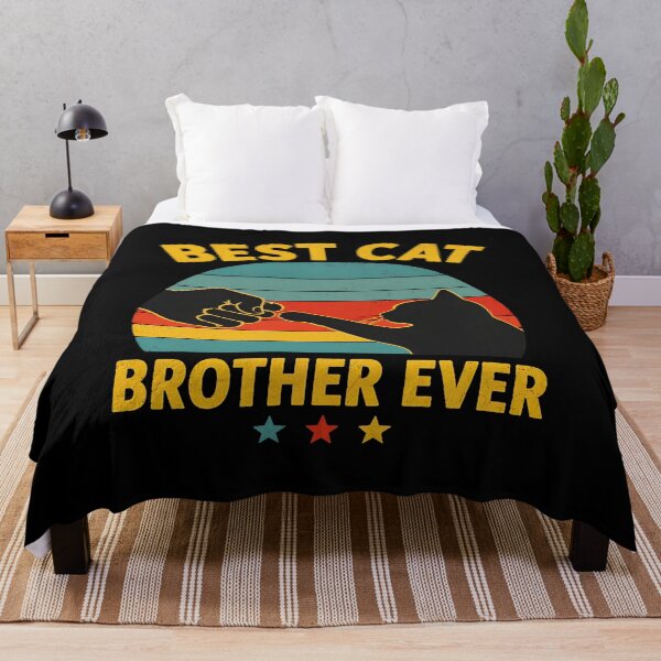 Item preview, Best Cat Brother Ever Retro Fist Bump Design designed and sold by SoyLamderma.