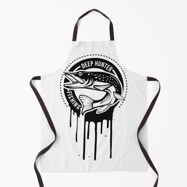 Item preview, Deep Hunter Fishing Pike Muskie Vintage Vector Drip designed and sold by JIMBOEE.