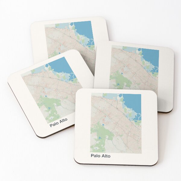 Item preview, Palo Alto Minimalistic Map Art designed and sold by MapsNerd.