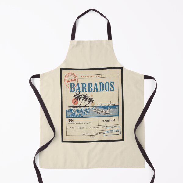 Item preview, Barbados Mid‑Century Boarding‑Pass Stamp — Caravelle Edition designed and sold by stickercuffs.