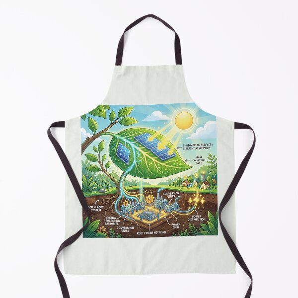 Item preview, Plant Leaf Solar Panel Clean Energy Photosynthesis Infographic designed and sold by Michaelragheb.