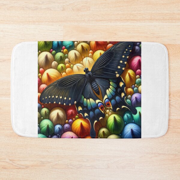 Item preview, Butterfly on Colorful Balls designed and sold by Artnovalty.redbubble.com.