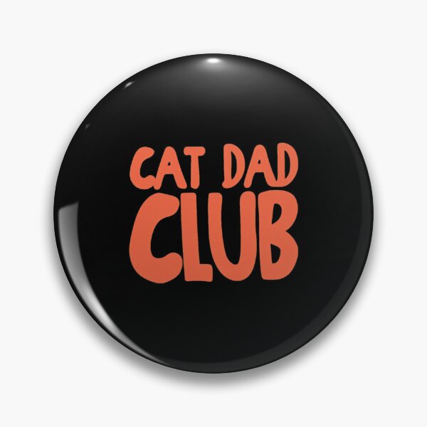 Artikelvorschau, Cat Dad Club – Fette orange Retro-Typografie entworfen und verkauft von SoyLamderma.