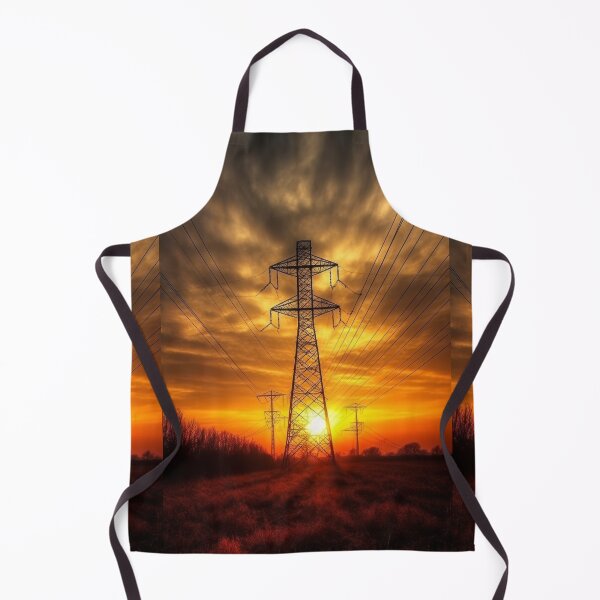Item preview, Electricity Pylon Sunset Horizon designed and sold by Pylon-Bureau.