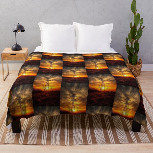 Item preview, Electricity Pylon Sunset Horizon designed and sold by Pylon-Bureau.