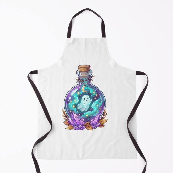 Item preview, Round Ghost Potion Flask Shirt designed and sold by HappyCuteCat.