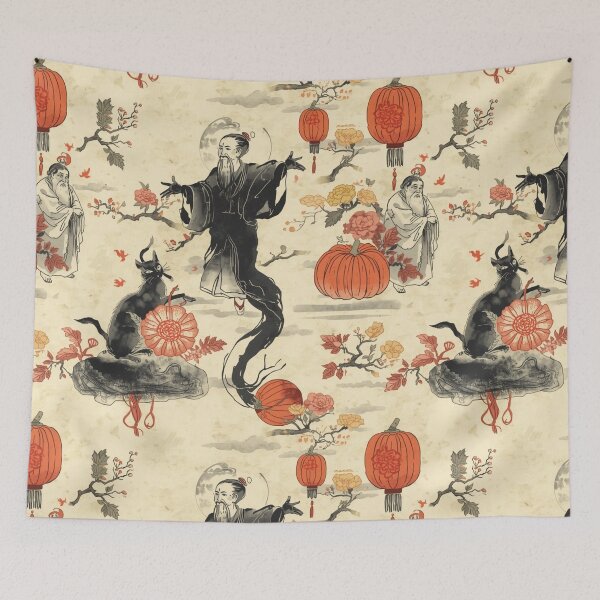 Item preview, Chinese Halloween  designed and sold by DuliDoodles.