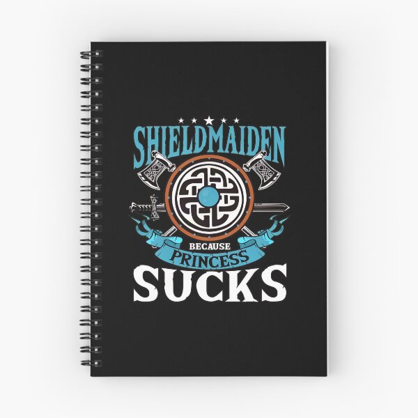 Item preview, Shieldmaiden Because Princess Sucks Viking Warrior Design designed and sold by brokereskilleb.