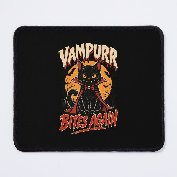 Item preview, Vampurr Bites Again funny cat  designed and sold by HiPatti.