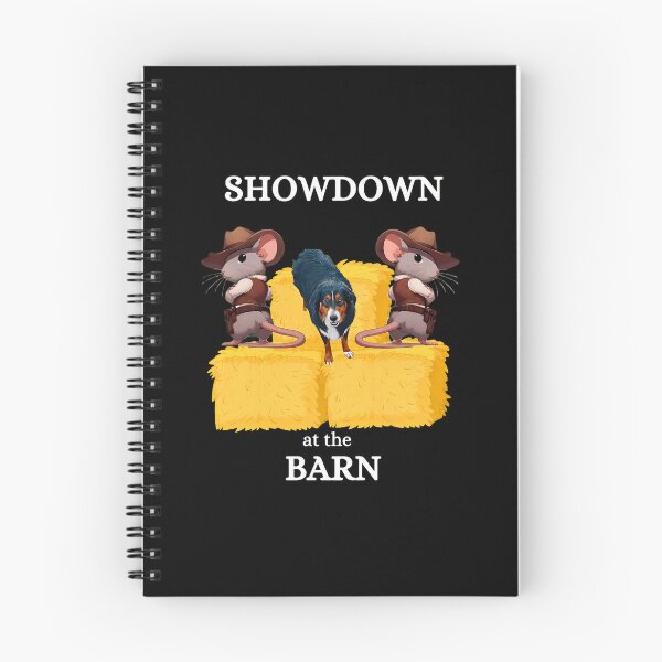 Item preview, Showdown at the Barn Funny Mice and Dog Western designed and sold by arauzrosu.