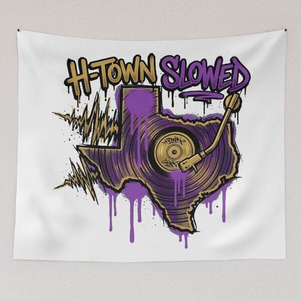 Item preview, H-Town Slowed — Texas Graffiti Art designed and sold by hamza19911991.