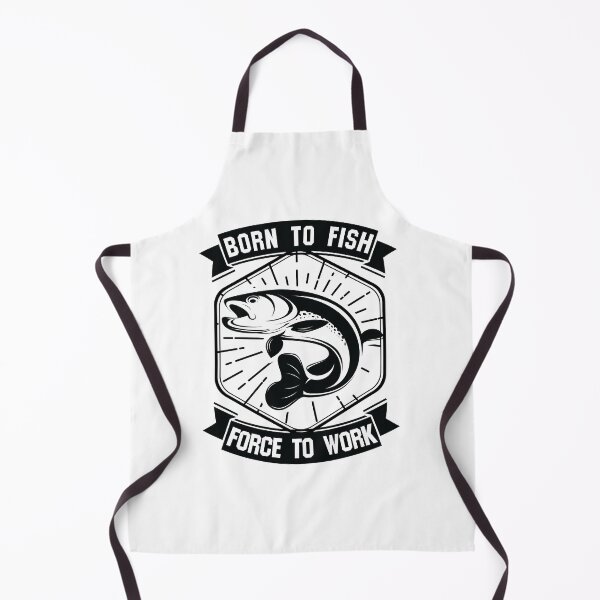 Item preview,  Born to Fish Forced to Work Funny Trout Angler designed and sold by JIMBOEE.