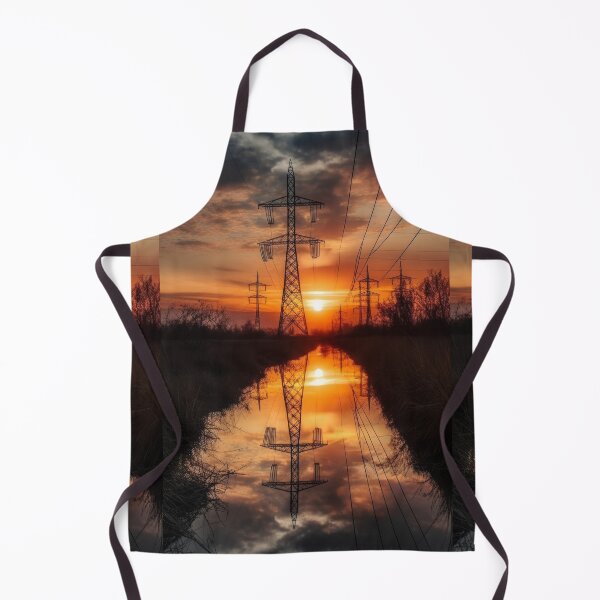 Item preview, Electricity Pylon Sunset Reflection designed and sold by Pylon-Bureau.