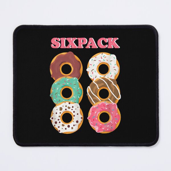 Item preview, Sixpack Donuts Funny Food Pun Gift Idea designed and sold by straitnee.
