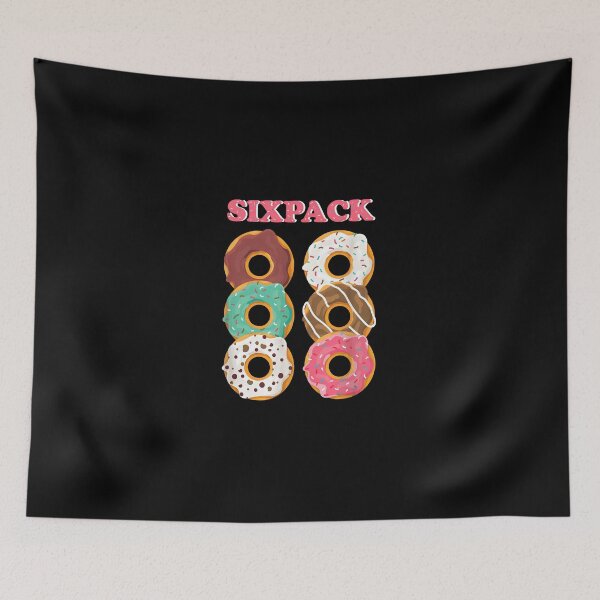 Item preview, Sixpack Donuts Funny Food Pun Gift Idea designed and sold by straitnee.