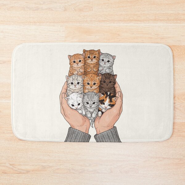 Item preview, Nine Adorable Kittens designed and sold by chillaxcats.