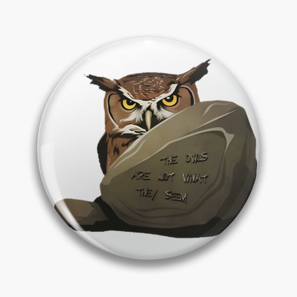 Item preview, Owls Not What They Seem Twin Peaks Fan Art | ⭐⭐⭐⭐⭐ Best Seller designed and sold by LuckiiBean.