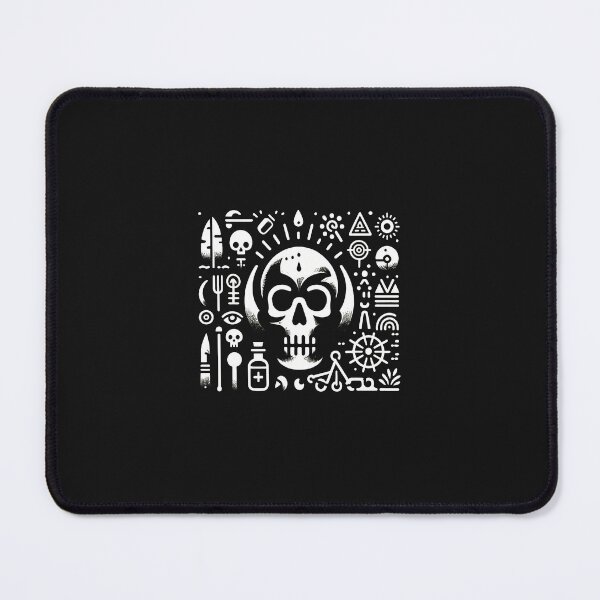 Item preview, Skull and Symbols Graphic Art designed and sold by sealescoz.