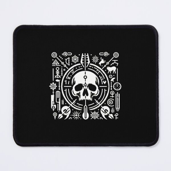 Item preview, Skull Geometric Mandala Symbol Art designed and sold by straitnee.