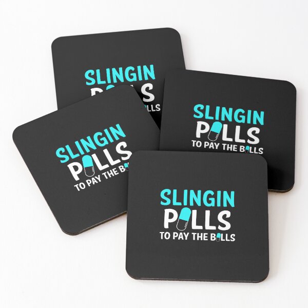 Item preview, Slingin Polls To Pay The Bolls Pill Humor Design designed and sold by brokereskilleb.
