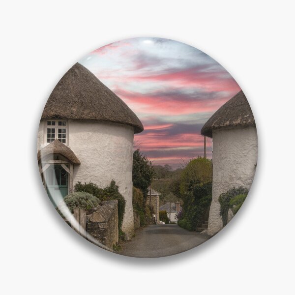 Item preview, Veryan  Cornwall, roundhouse cottages designed and sold by kathleenjean.