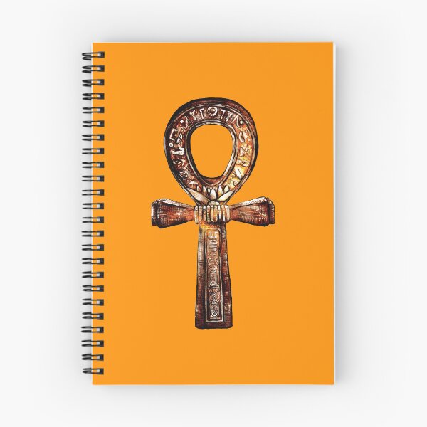 Item preview, Hand-Drawn Wooden Ankh Cross: Ancient Egyptian Symbol of Life designed and sold by Starpuffdesign.