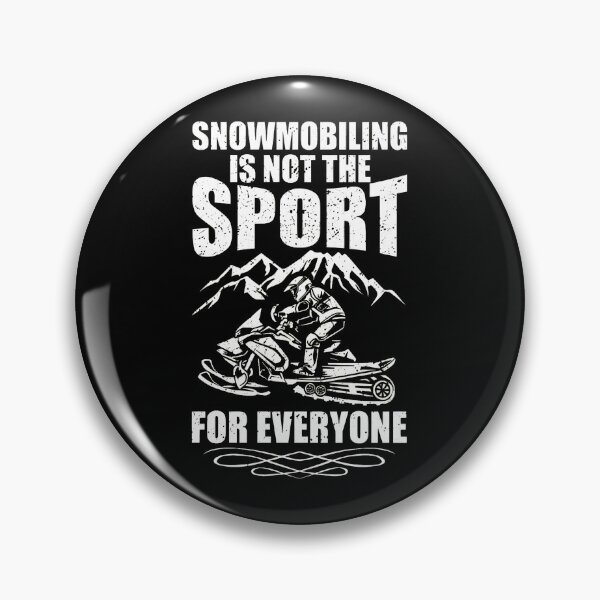 Item preview, Snowmobiling Not The Sport For Everyone Mountain Graphic designed and sold by straitnee.