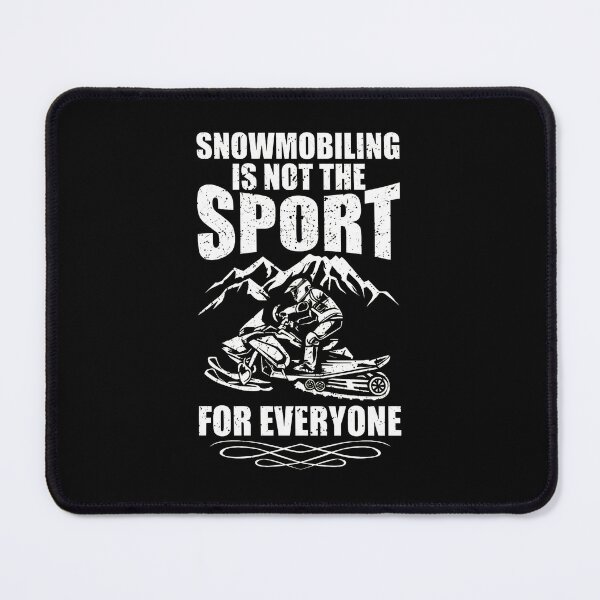 Item preview, Snowmobiling Not The Sport For Everyone Mountain Graphic designed and sold by straitnee.