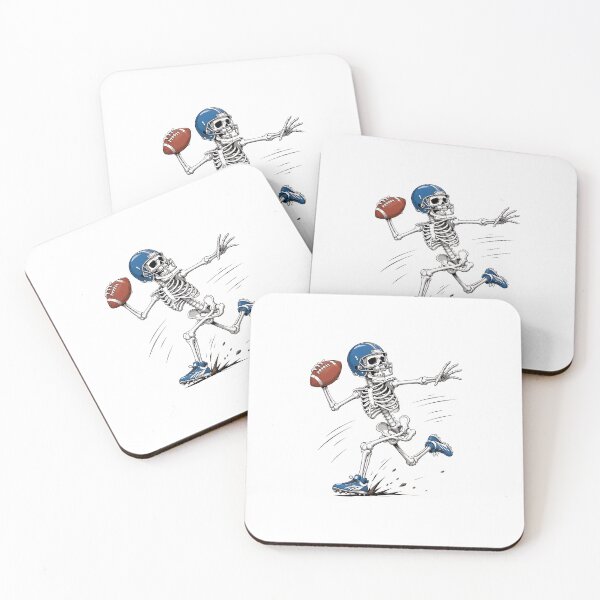 Item preview, Skeleton Football Catch - Funny Skeleton Player designed and sold by felixpalette.