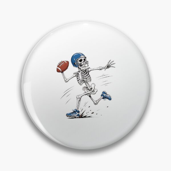 Item preview, Skeleton Football Catch - Funny Skeleton Player designed and sold by felixpalette.