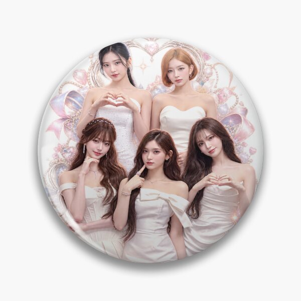 Item preview, IVE Group Kpop Photo Frame Graphic | Coquette Heart Ribbon Visual designed and sold by Valereekmerch.