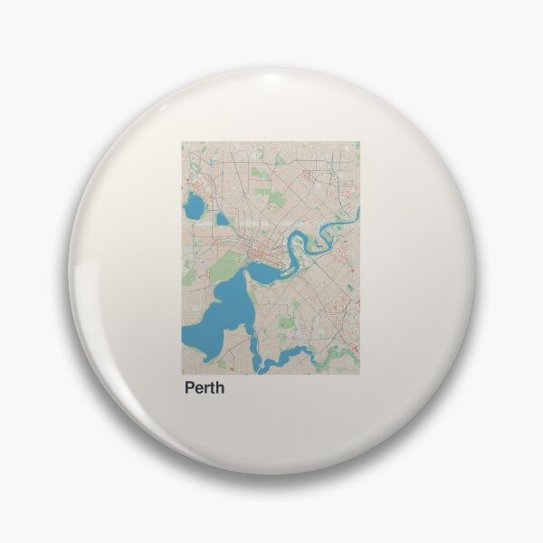 Item preview, Perth Minimalistic Map Art designed and sold by MapsNerd.