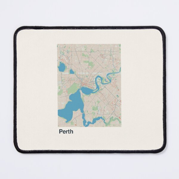 Item preview, Perth Minimalistic Map Art designed and sold by MapsNerd.