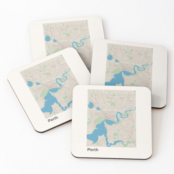 Item preview, Perth Minimalistic Map Art designed and sold by MapsNerd.