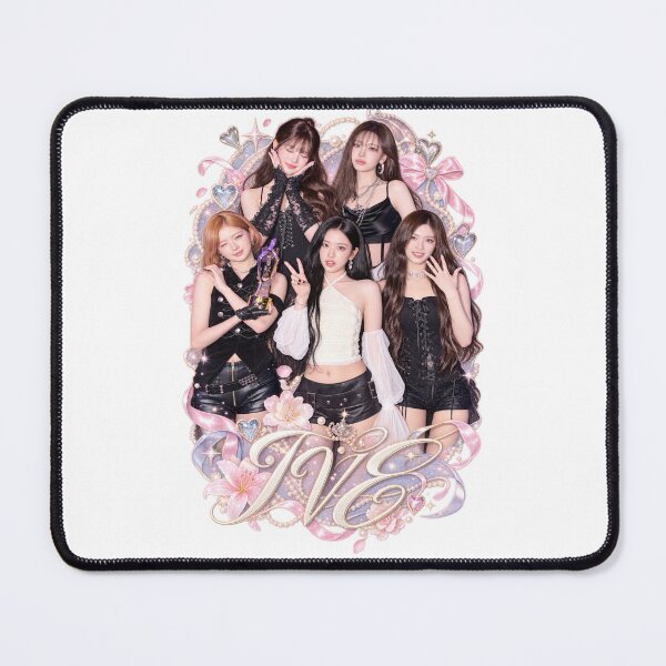 Item preview, IVE Group Y2K Photocard Frame Poster | Pink Gem Tiara Art designed and sold by Valereekmerch.