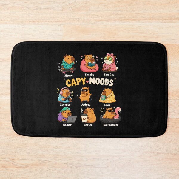 Item preview, Capy-Moods Capybara Funny Animal Lover designed and sold by felixpalette.