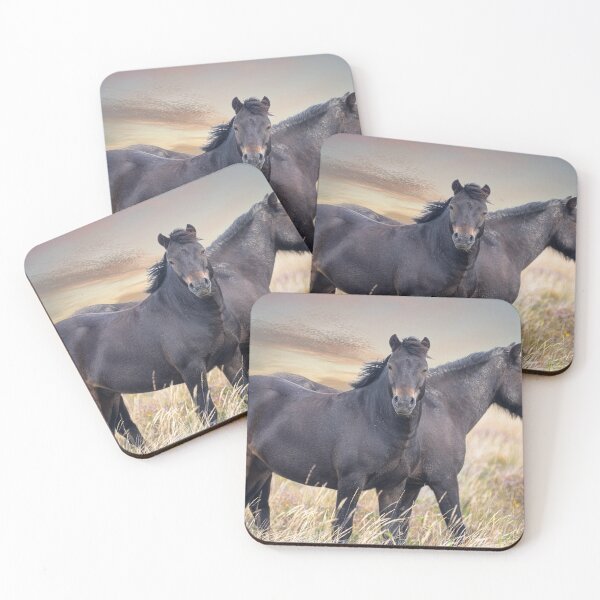 Item preview, Horses Grazing on Goonhilly Downs designed and sold by kathleenjean.