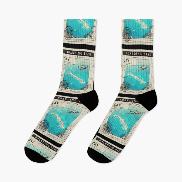 Item preview, Cayman Islands Mid‑Century Boarding‑Pass Stamp — Constellation Edition designed and sold by stickercuffs.