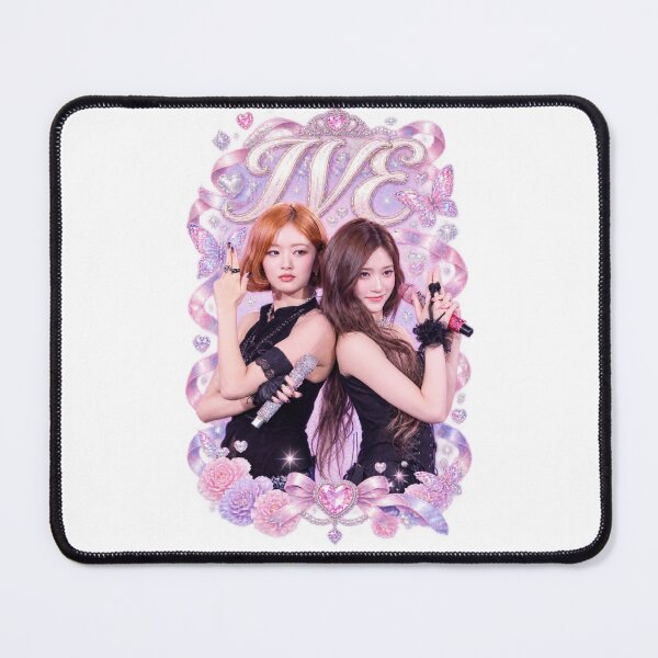 Item preview, IVE Rei and Leeseo Chrome Cursive Phone Case | Dark Coquette Design designed and sold by Valereekmerch.