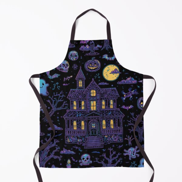 Item preview, Haunted mansion spooky pattern designed and sold by DuliDoodles.