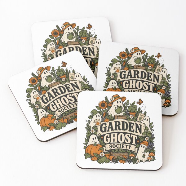 Item preview, Garden Ghost Society Spooky Botanical Halloween T-Shirt designed and sold by Bold Habit Co..