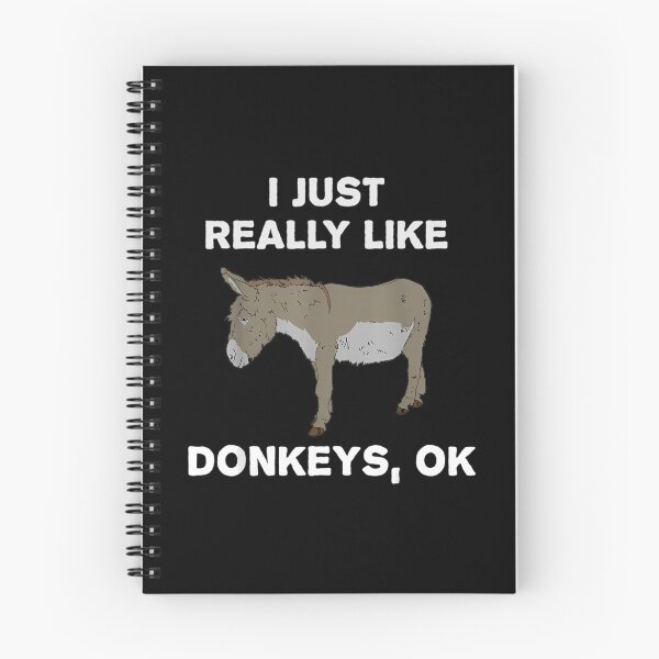 Item preview, I Just Really Like Donkeys Ok Funny Donkey Gift designed and sold by samyr-amotta.