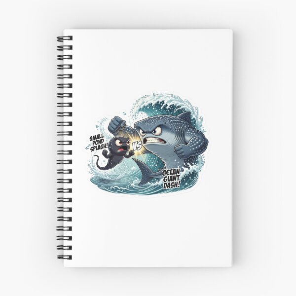 Item preview, Tiny Tadpole Versus Whale Shark Scale Sticker designed and sold by Imaginarium of Chaos falcon88 .