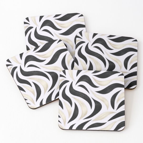 Item preview, Modern Zebra Brushstroke Pattern – Monochrome Decor designed and sold by annenambiro.