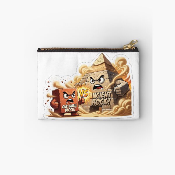 Item preview, Clay Brick Versus Ancient Pyramid Scale Sticker designed and sold by Imaginarium of Chaos falcon88 .