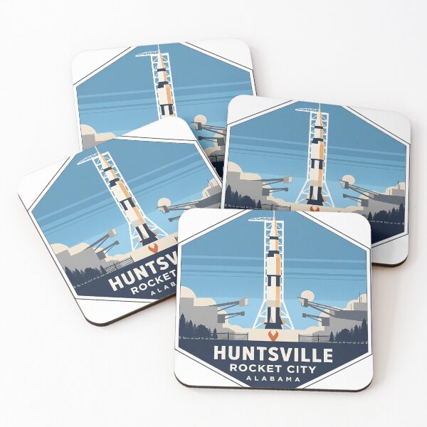 Item preview, Huntsville Alabama Saturn V Rocket City Sticker designed and sold by DetourDgn.